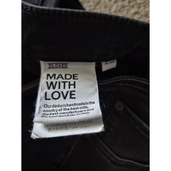 Closed Women Rawlin Straight Flare Legs Jeans - Black - Size: 25 - Picture 6 of 14